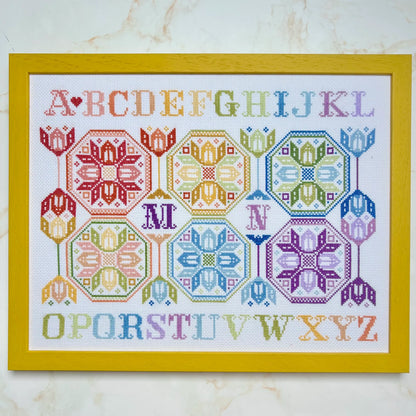 Yasmin's Made with Love - Kaleidoscope - Chart IH and/or Roxy Floss Conversion