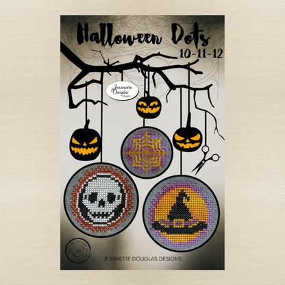 Jeannette Douglas Designs - Halloween Dots: 10-11-12 - Booklet Chart