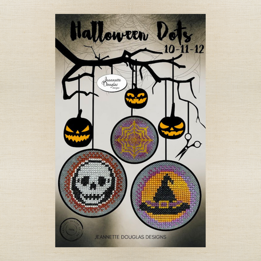 Jeannette Douglas Designs - Halloween Dots: 10-11-12 - Booklet Chart
