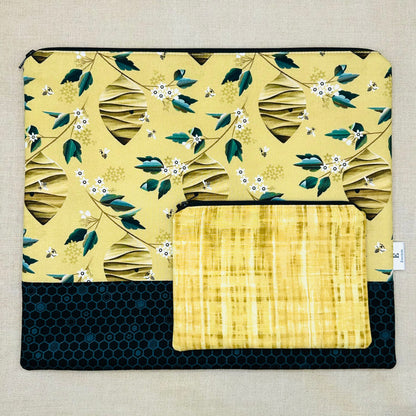 To Bee or Not to Bee - Project Bag with Coordinating Notions Pouch