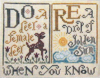 Silver Creek Samplers - Sing A Sampler - Roxy Floss Co Conversion by Hannah