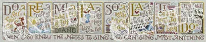 Silver Creek Samplers - Sing A Sampler - Roxy Floss Co Conversion by Hannah