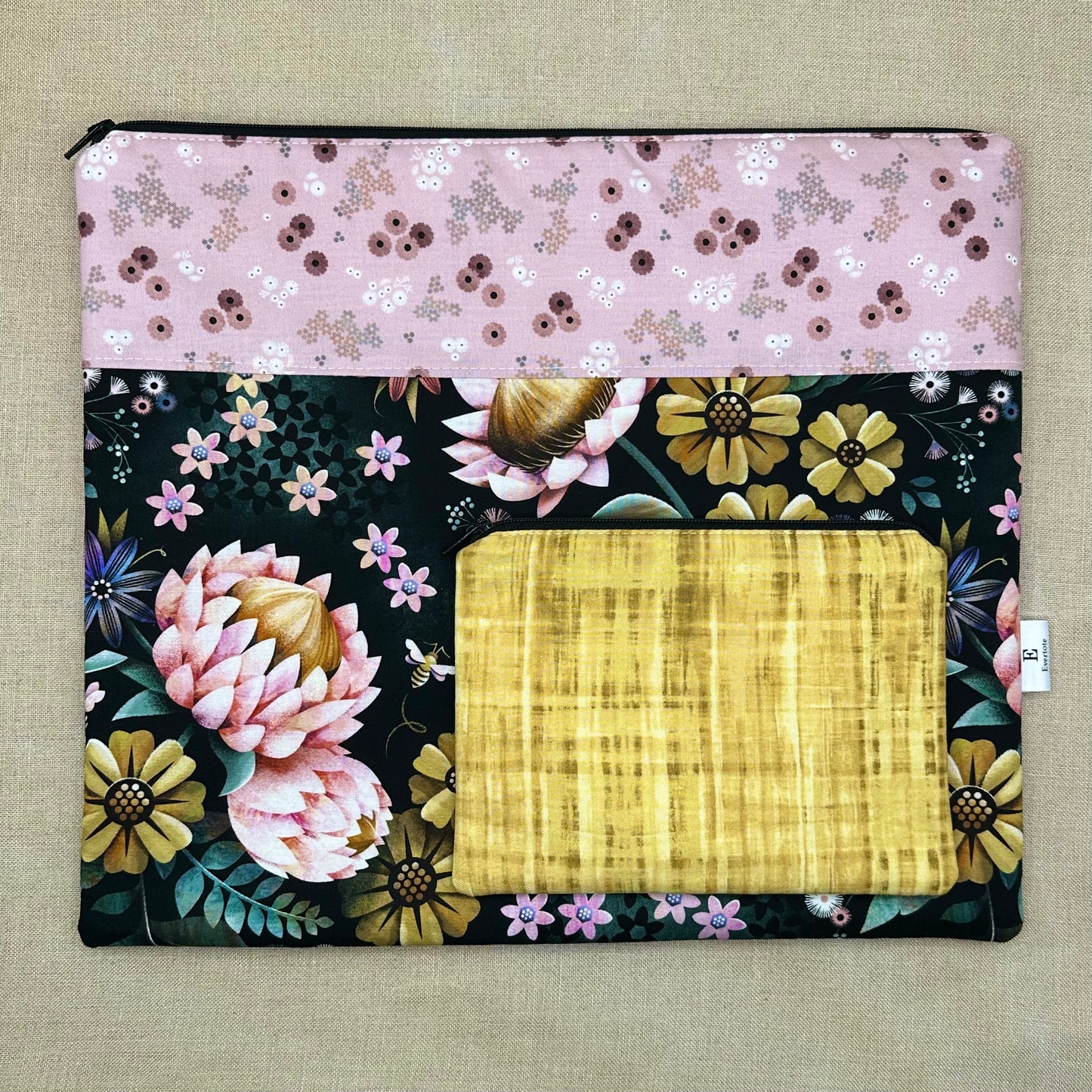 Bloom Service - Project Bag with Coordinating Notions Pouch