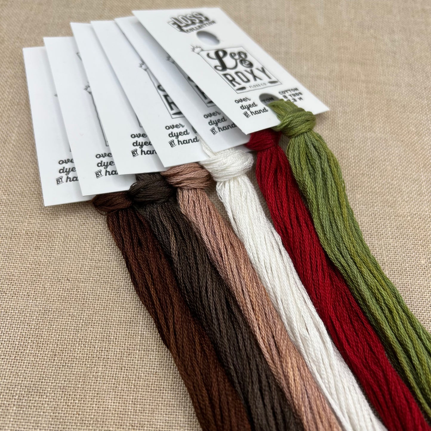 C is for Coffee Basic SAL Kit - Roxy Floss Co Floss pack