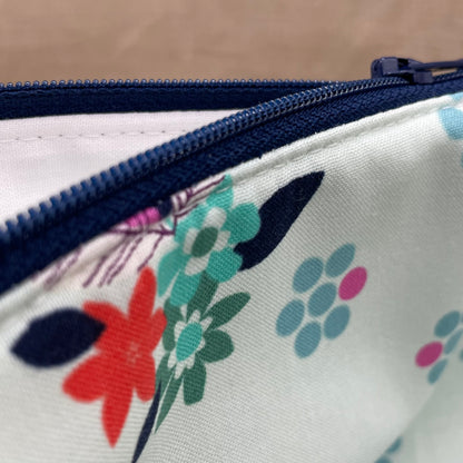 GeoFloral - Large Project Bag with Notions Pouch