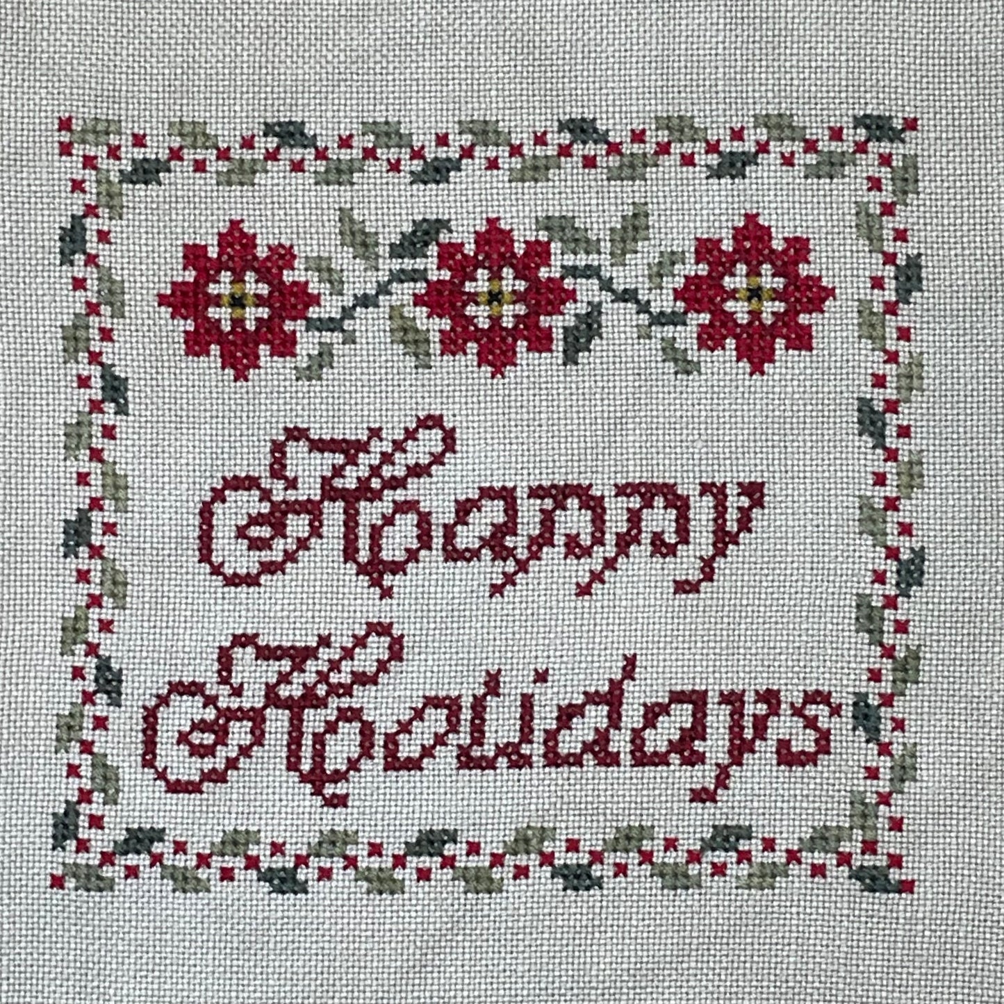 Jeannette Douglas Designs - Christmas Cheer Pin Pillows - Booklet Chart and/or Roxy Floss