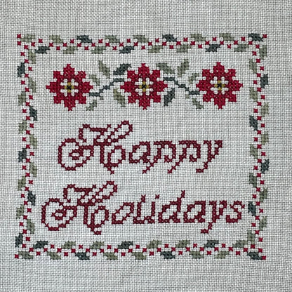 Jeannette Douglas Designs - Christmas Cheer Pin Pillows - Booklet Chart and/or Roxy Floss