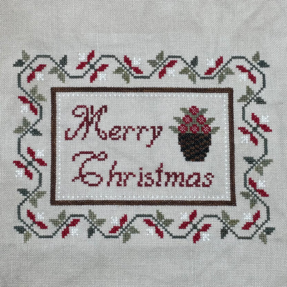 Jeannette Douglas Designs - Christmas Cheer Pin Pillows - Booklet Chart and/or Roxy Floss