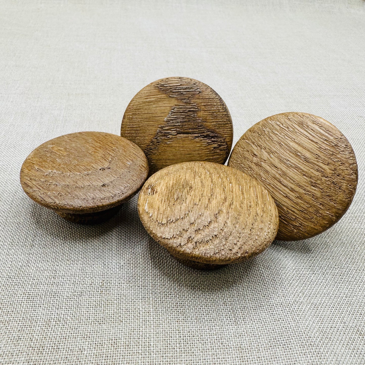 Hearthside Craftworks at Evertote - Knobs with Metal Inserts (Set of 4)