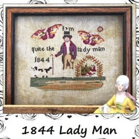 Bendy Stitchy Designs: 1844 Lady Man Chart