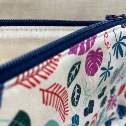Leaves Aplenty - Large Project Bag with Notions Pouch