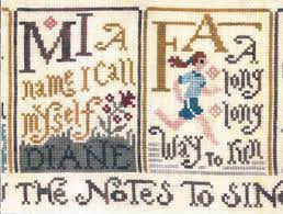 Silver Creek Samplers - Sing A Sampler - Roxy Floss Co Conversion by Hannah