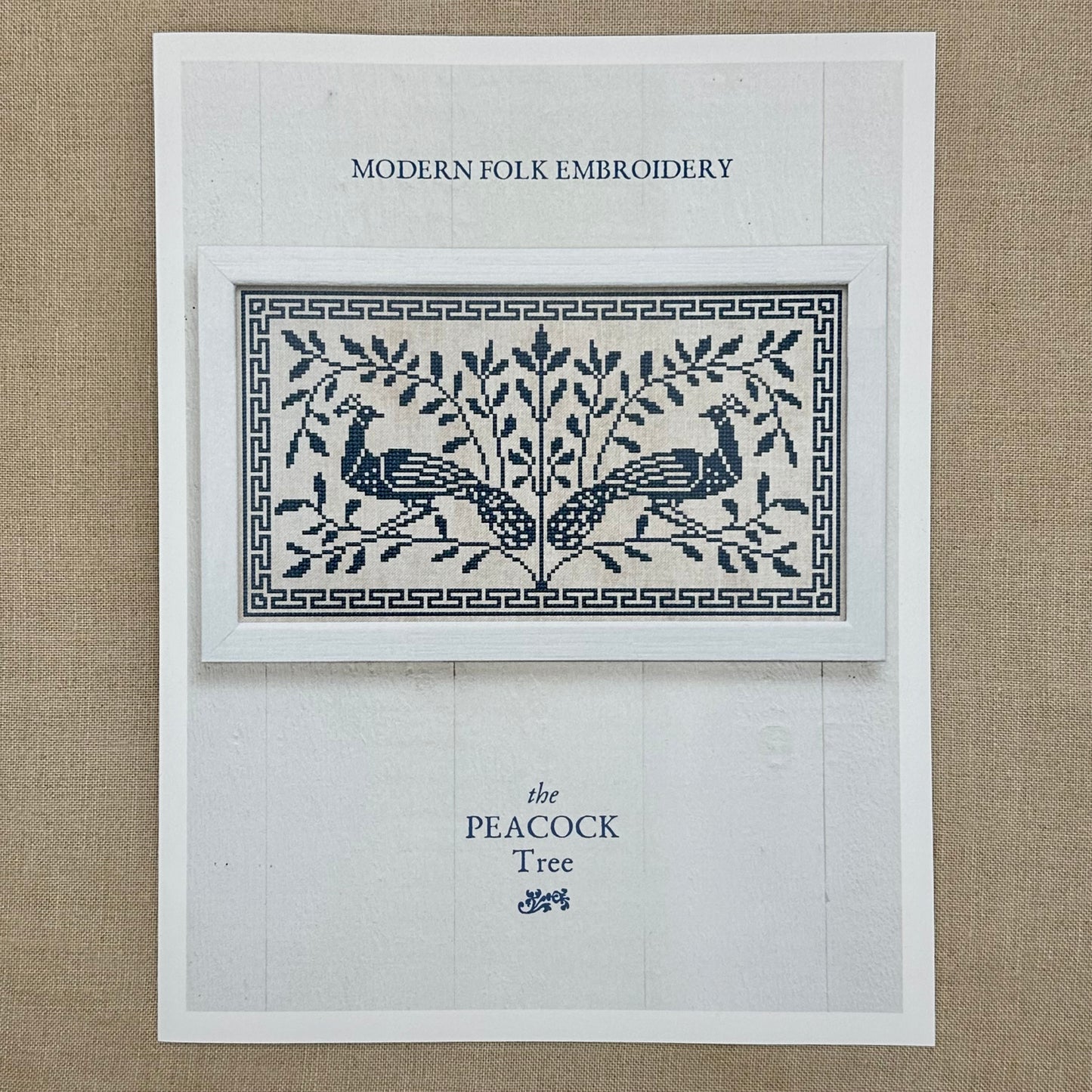 Modern Folk Embroidery - The Peacock Tree - Booklet Chart