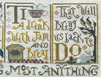 Silver Creek Samplers - Sing A Sampler - Roxy Floss Co Conversion by Hannah