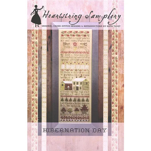 Heartstring Samplery - Hibernation Day Booklet Chart- with Roxy Floss and Linen